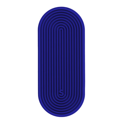 Speks Slabs silicone sensory sticker desk fidget toy tab grooves blue