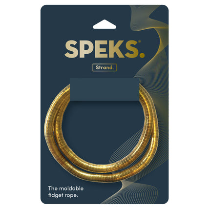 Speks Strand twiddle fidget chain desk toy gold