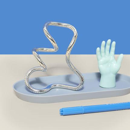 Speks Strand twiddle fidget chain desk toy silver