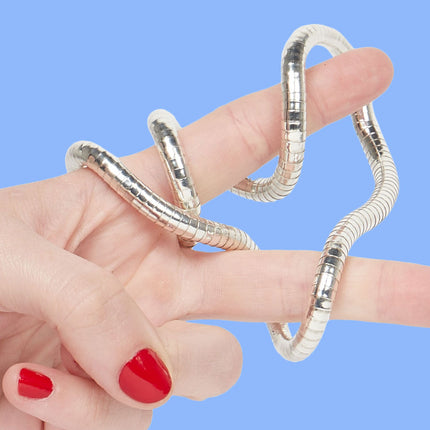 Speks Strand twiddle fidget chain desk toy silver