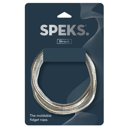 Speks Strand twiddle fidget chain desk toy silver
