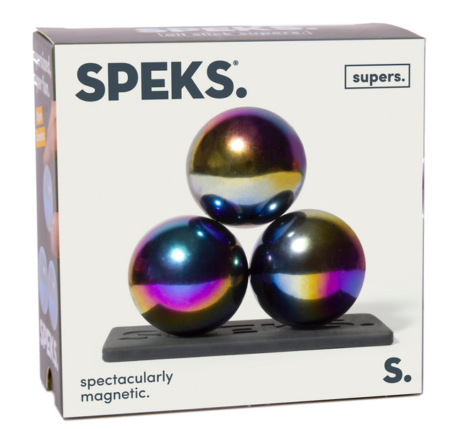Speks Supers magnetic balls desk fidget toy oil slick